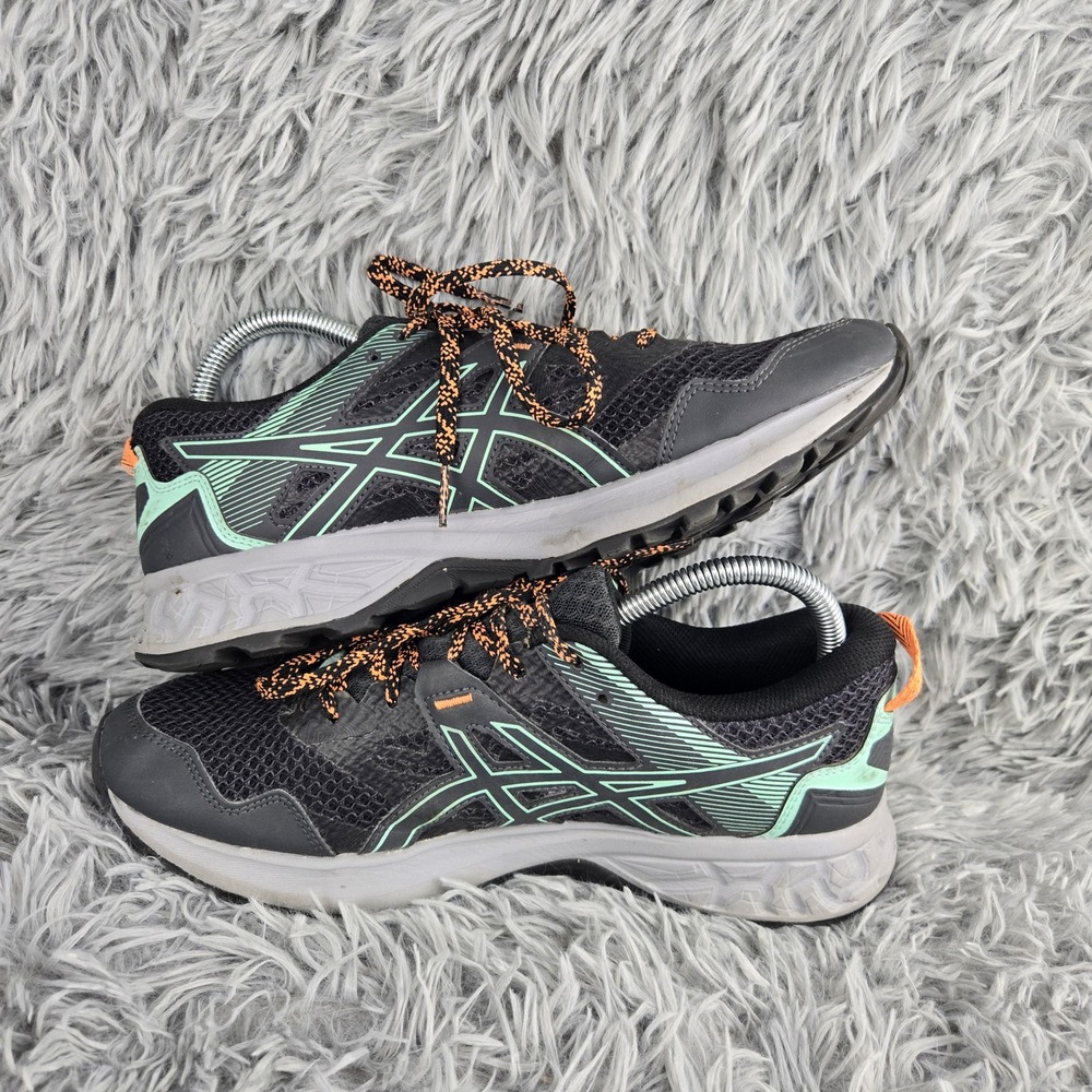 ASICS Gel-Sonoma 5 Trail Running Shoes Womens 9 Black Mint 1012A568